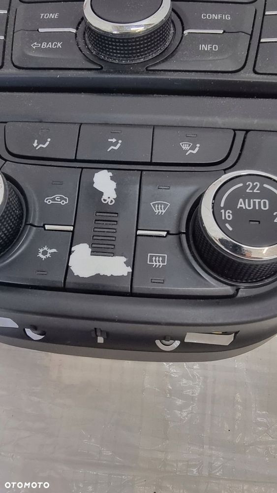 PANEL RADIA OPEL MOKKA 95363963 Panel klimatyzacji 13429880 - 2