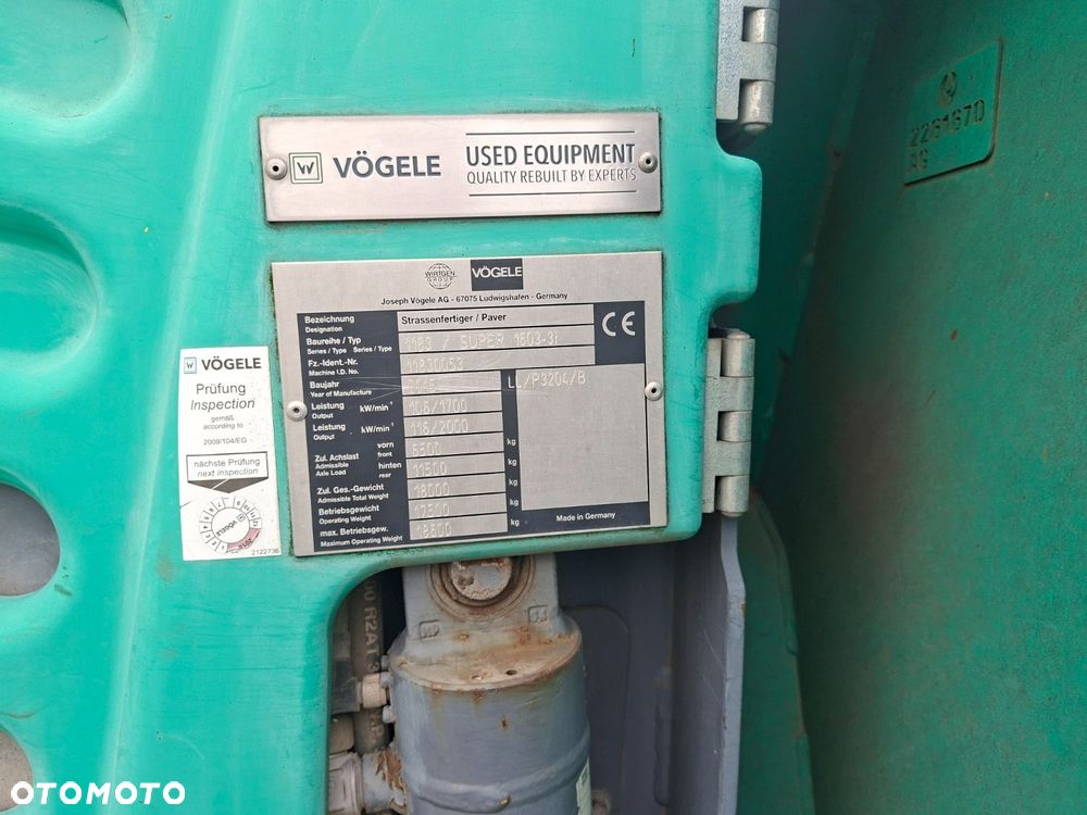 Vogele Super 1603 -3I - 37