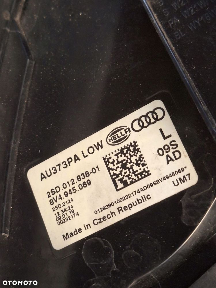 lampa tyl tylna lewa audi a3 8v4 lift 2016-2020 8v4945069 led europa demont - 6