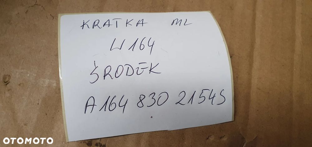 Kratka nawiewu powietrza prawa lewa środkowa Mercedes ML W164 A1648302154 - 8