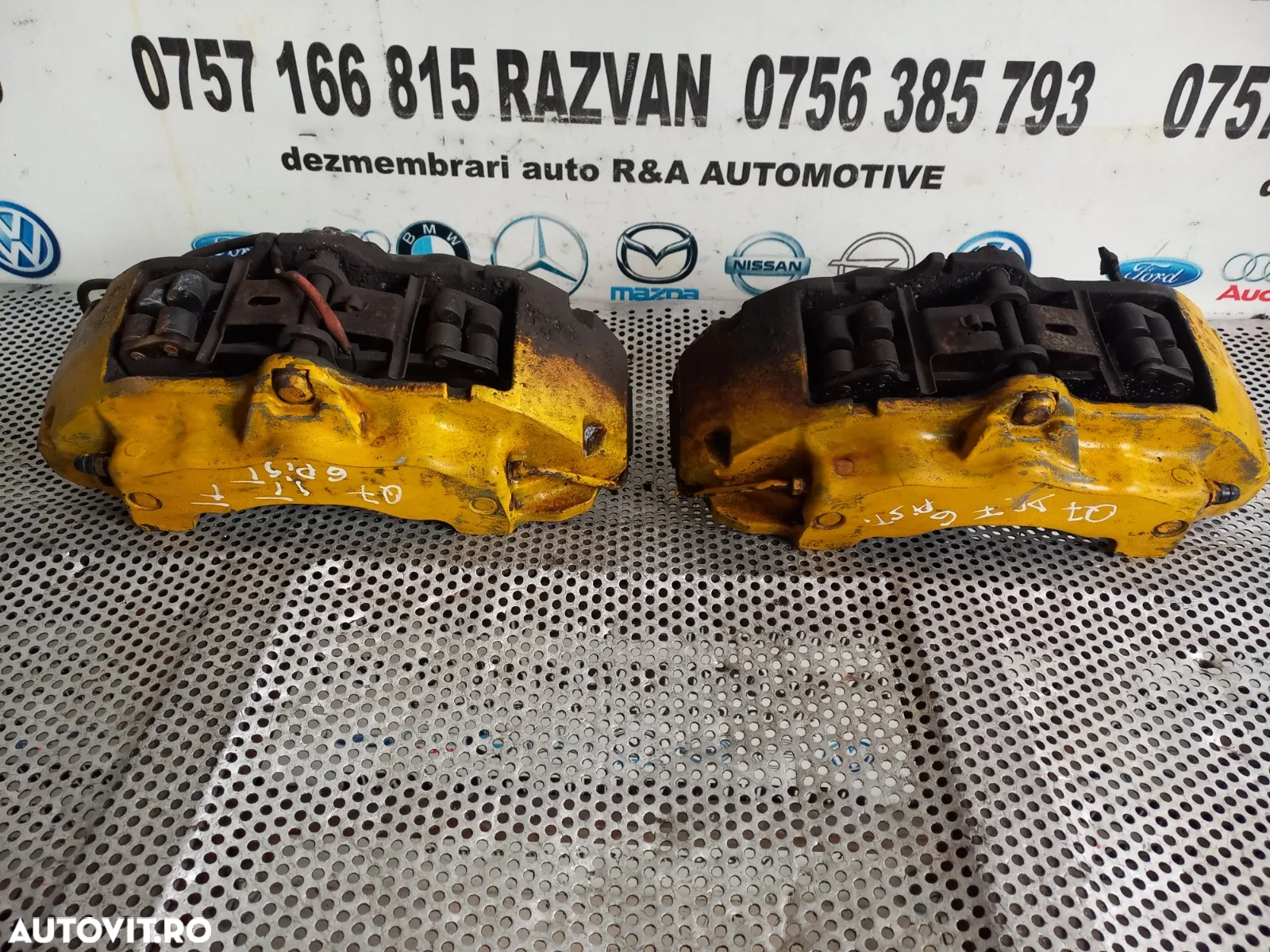 Etrieri Etrier Stanga Dreapta Fata Cu 6 Pistonase Audi Q7 4L Vw Touareg Porsche Cayenne 2006-2007-2 - 6