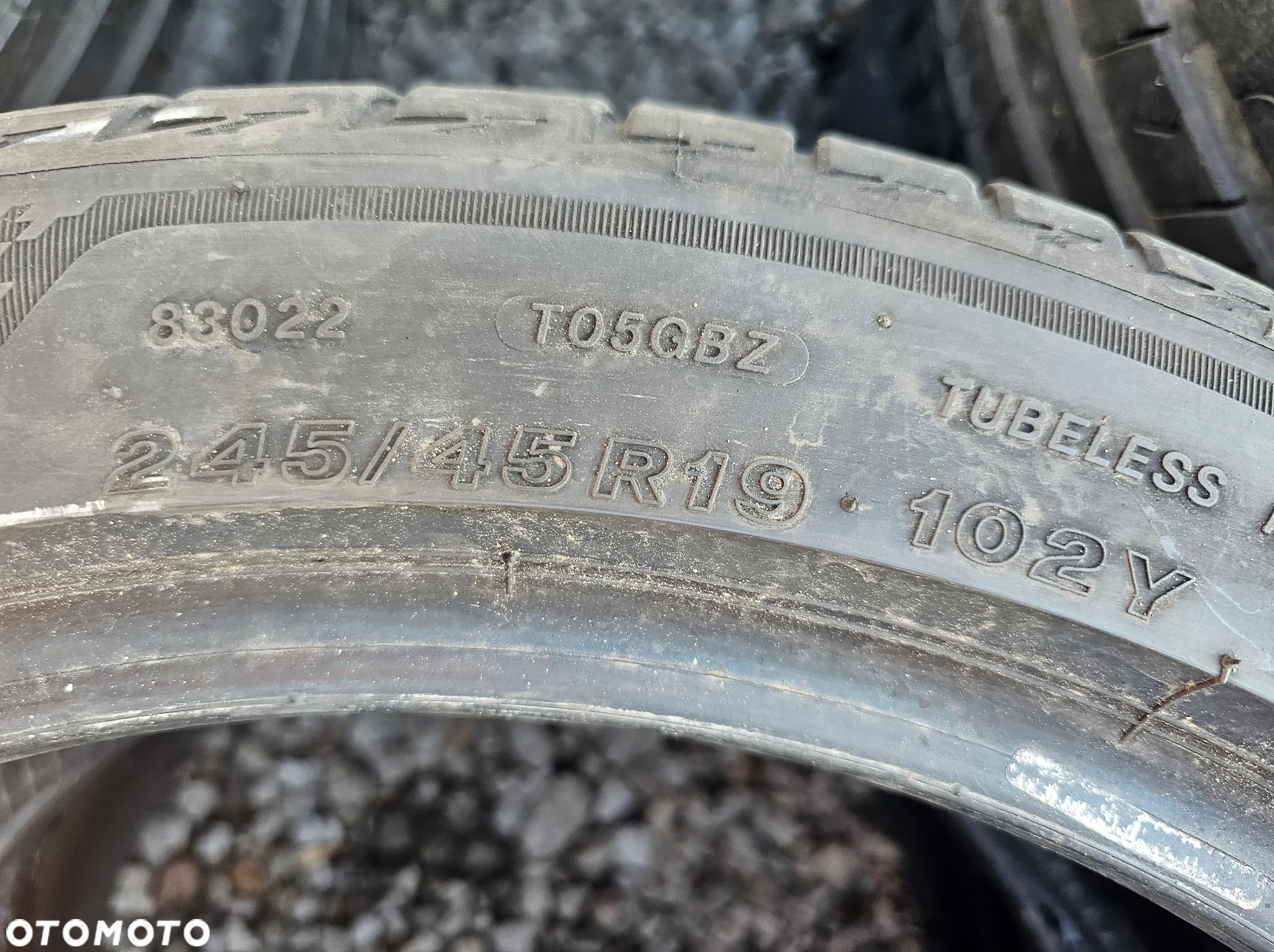 BRIDGESTONE 245/45R19 102Y TURANZA T005 AO (2szt.) (1x4,0 1x4,5) (DOT: 2x3521) L536 - 4