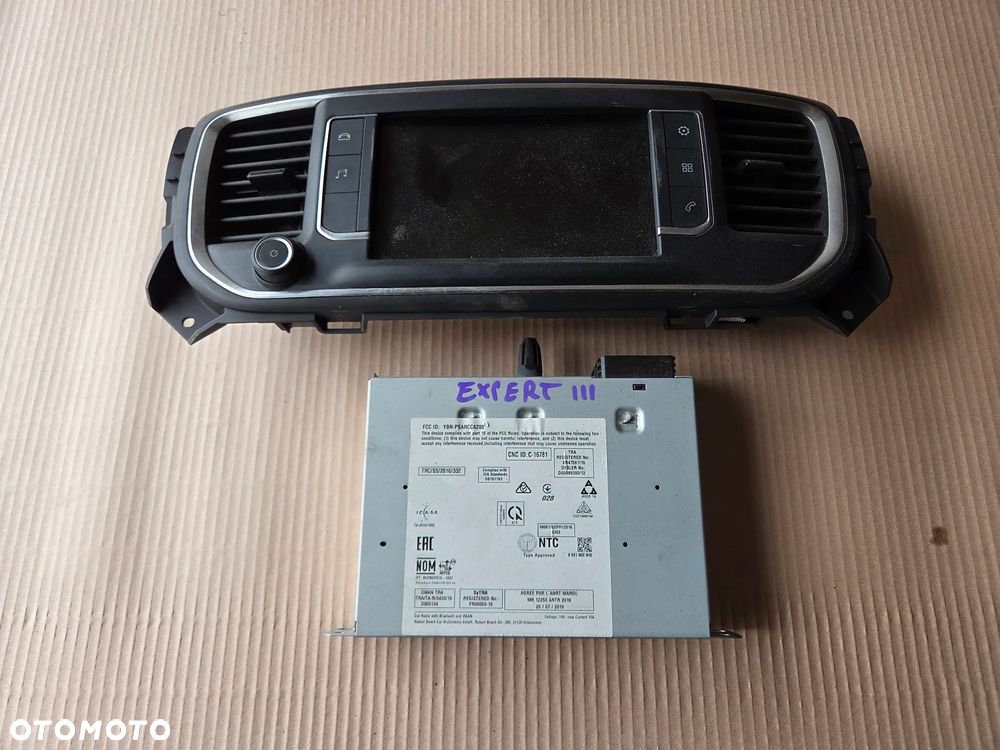 Radio wyświetlacz ekran Peugeot Expert II - 1