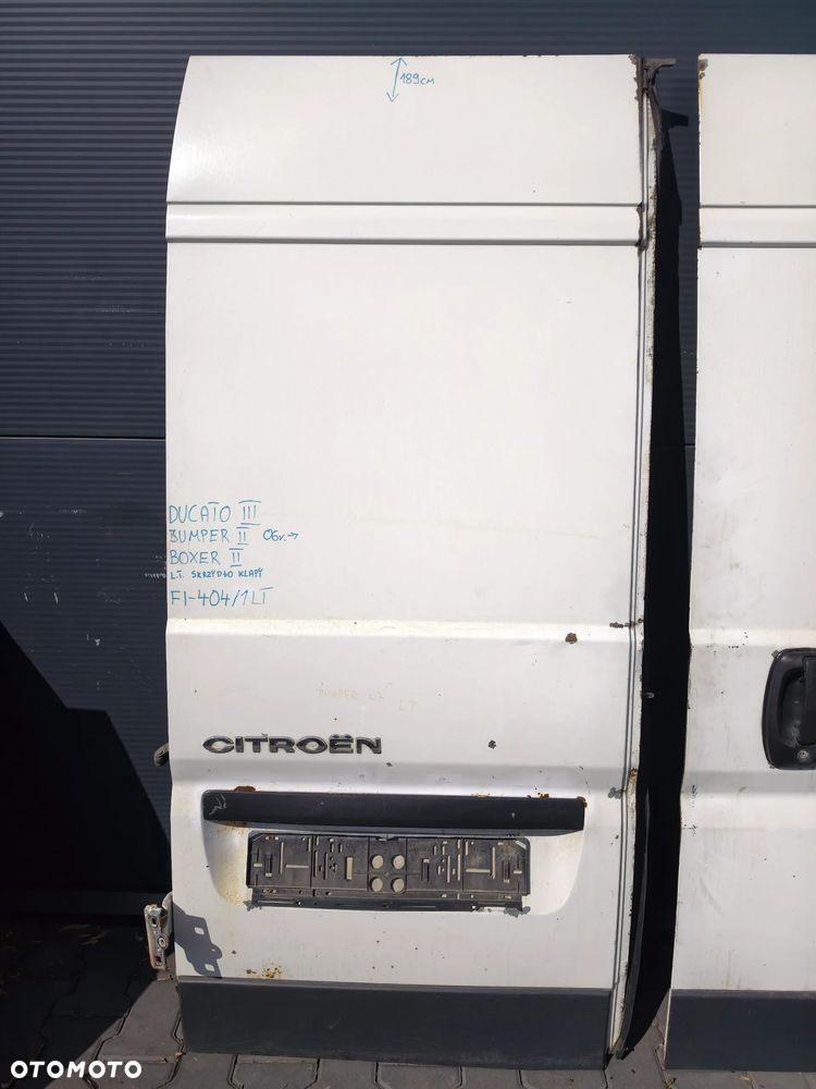 W-wa DUCATO III JUMPER II BOXER II DRZWI MASKA BŁOTNIK H2 ŚREDNI 189cm - 2