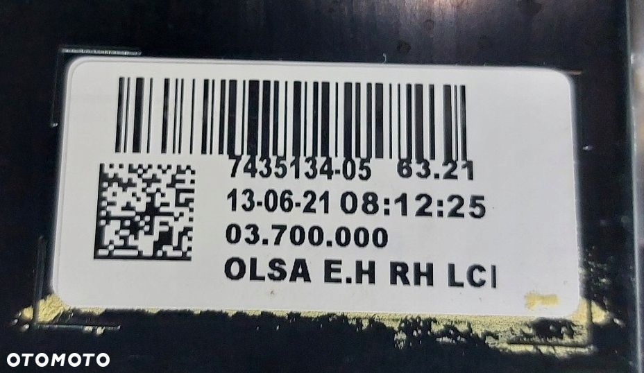 lampa tył prawy prawa mini r55 r56 r57 lift lci 7435134 - 9