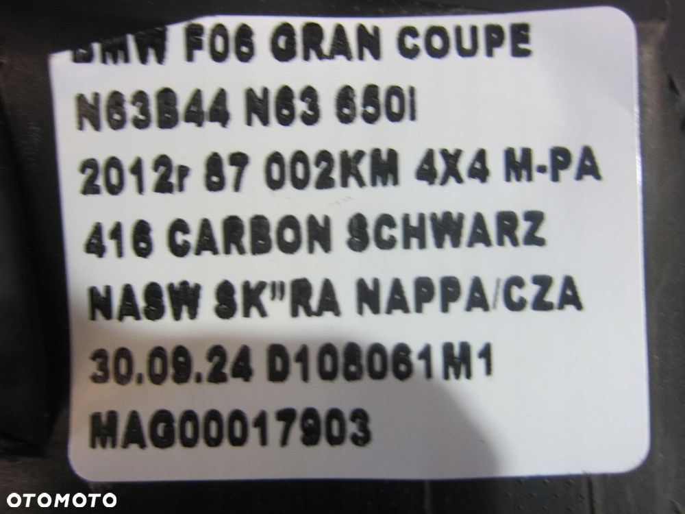 BMW 6 F06 GRAN COUPE ŚWIATŁO STOP TRZECIE GÓRNE 7309978 63257309978 - 11