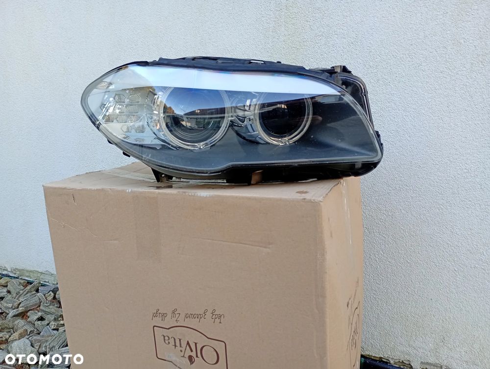 BMW 5 F10 F11 09-13 LAMPA PRAWA PRZEDNIA BI XENON NIESKRETNY 7203246-19 - 4