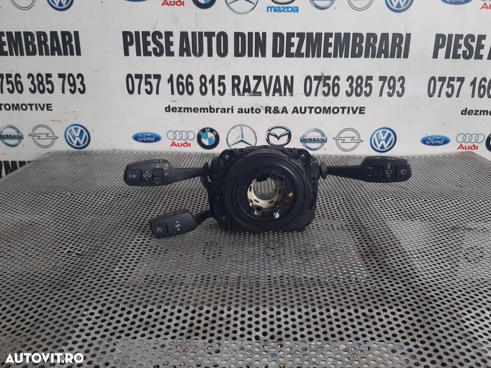 Spira Spirala Volan Airbag SZL Cu Pilot Automat Maneta Bmw E87 E88 E81 E82 E90 E91 E92 E93 Cod 6989556 - 1