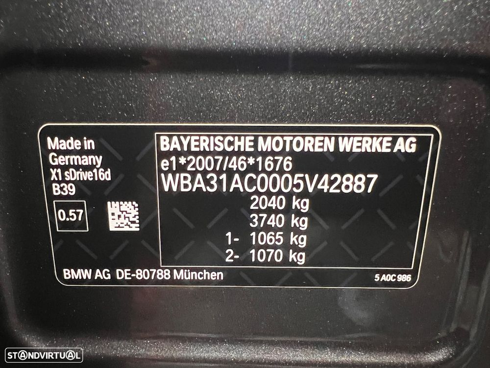 BMW X1 16 d sDrive Advantage Auto - 26