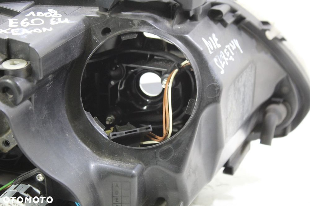 LAMPA LEWY PRZÓD PRZEDNIA XENON NIESKRETNY BMW E60 E61 WERSJA EUROPA - 6