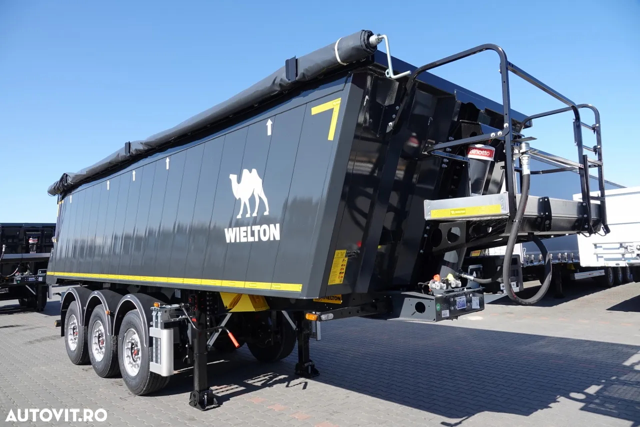 Wielton BASCULANTE ALUMINIU 28 M3 / NOU-NOU 2025 / GREUTATE: 5200KG / AXIE LIFTATOR / DISPONIBIL Imediat - 8
