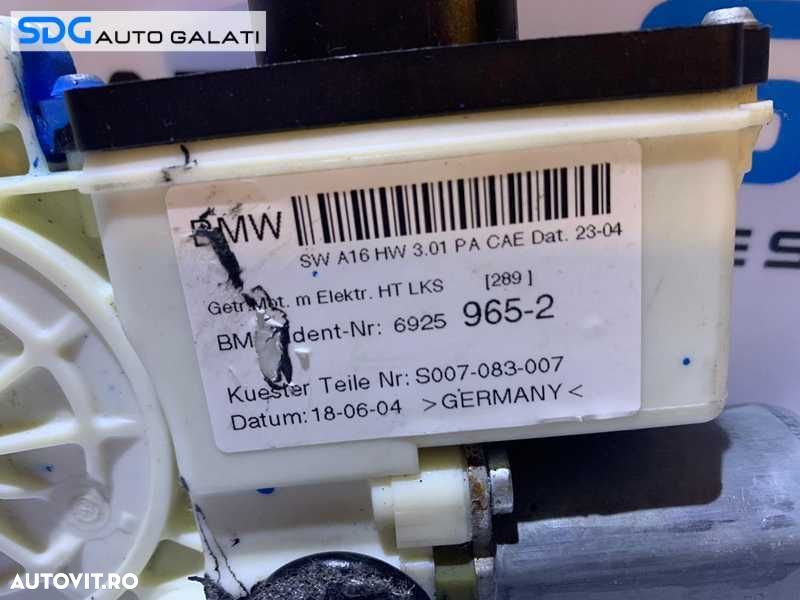 Motoras Macara Electrica Usa Portiera Stanga Spate BMW X3 E83 2003 - 2001 Cod 6925965 69259652 - 3