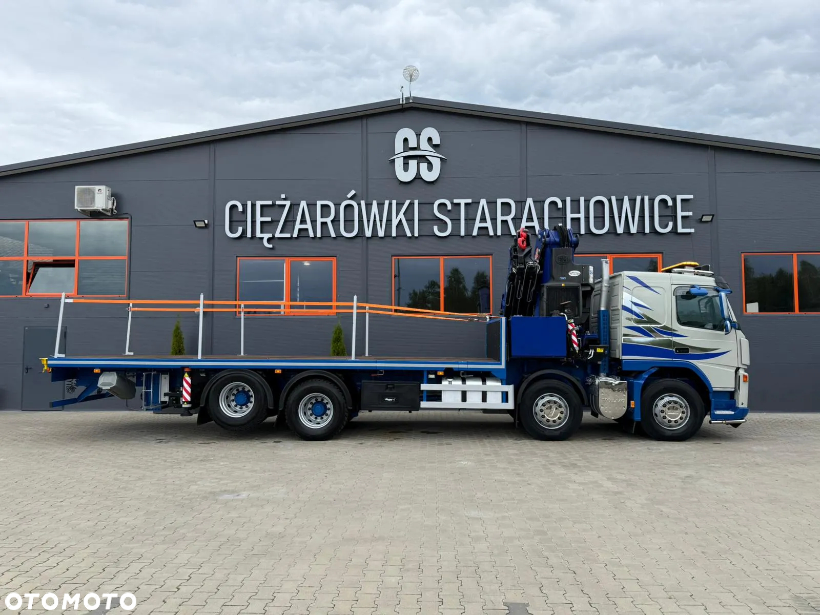 Volvo FM FH 450 8x4 8x2 // dzwig PM65 rok 2016 !!! 22 TONY !!+ platforma // kran crane żuraw hds - 7