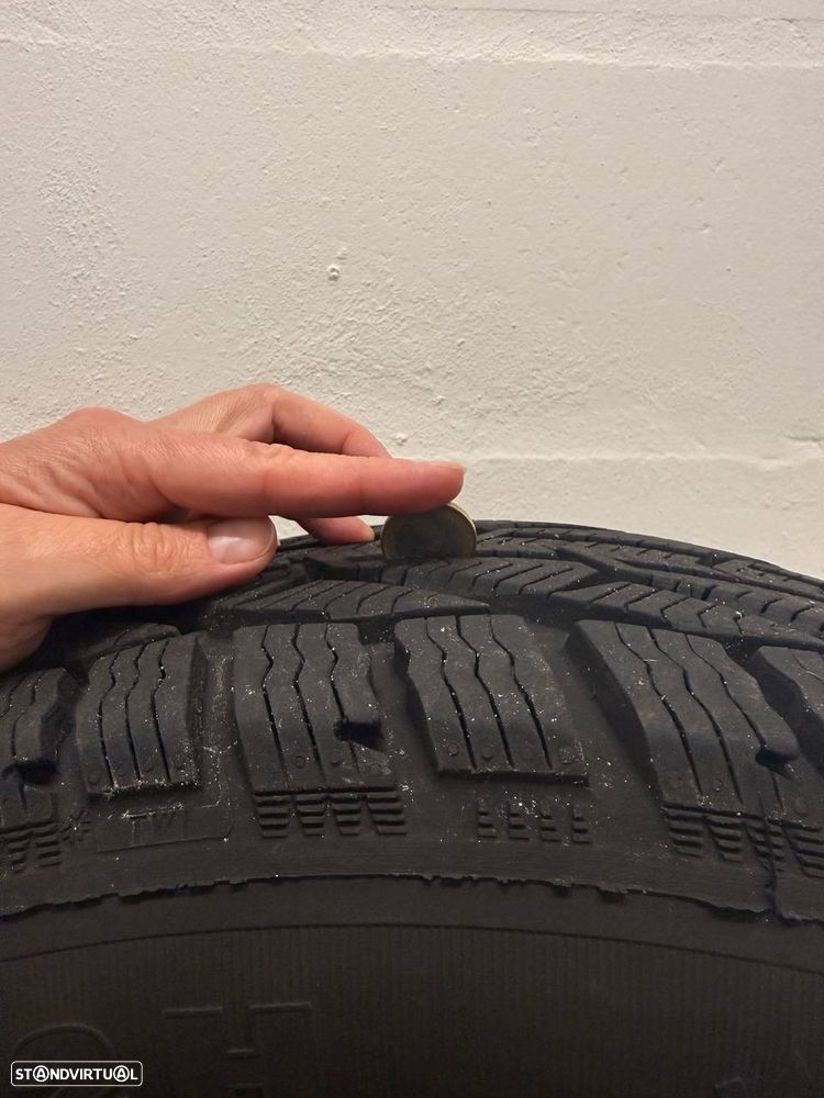 4 Pneus de Inverno Kormoran Snow 205/60 R16 92H – Muito Bom Estado - 4