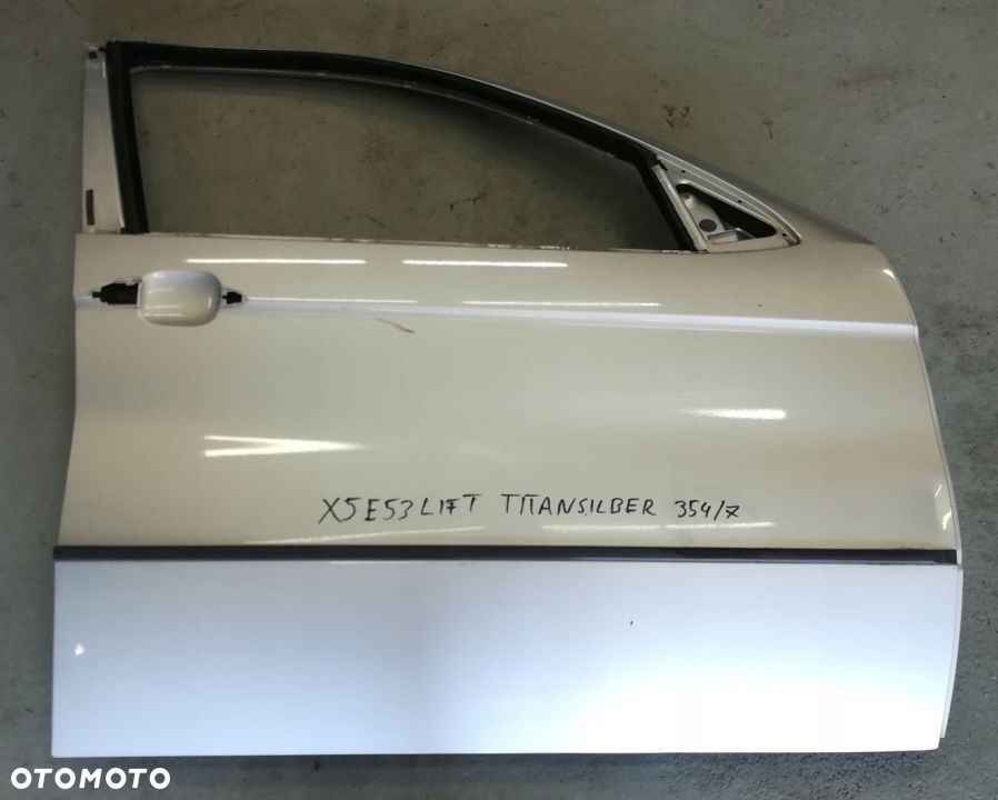 BMW E53 X5 LIFT DRZWI PRAWE 354/7 TITANSILBER - 1