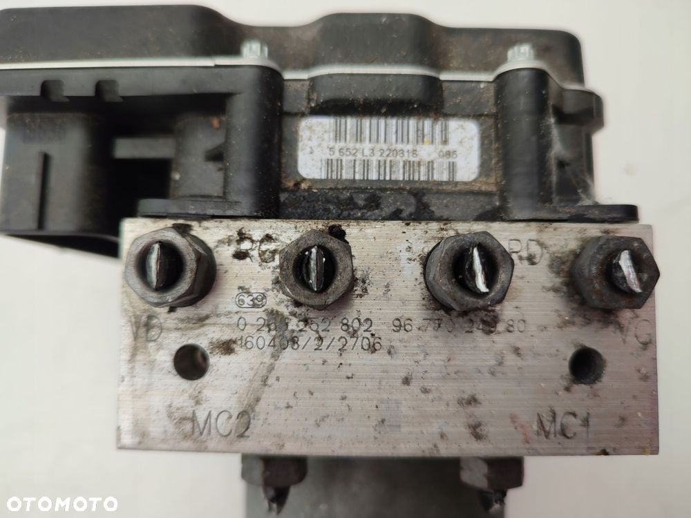 Pompa hamulcowa ABS CITROEN C4 II 58TYS PRZEBIEGU 9677024980 - 6