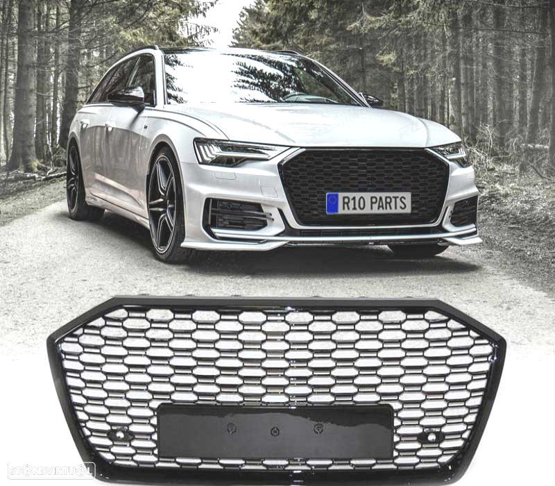 GRELHA FRONTAL AUDI A6 20- LOOK RS - 1