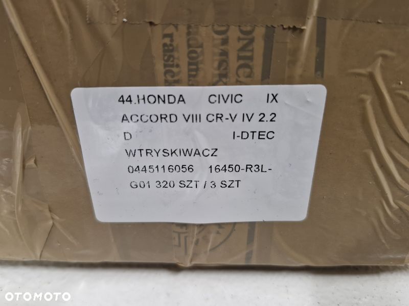 civic ix accord viii cr-v iv 2.2 d i-dtec wtrysk paliwa 0445116056 16450-r3l-g01 - 7