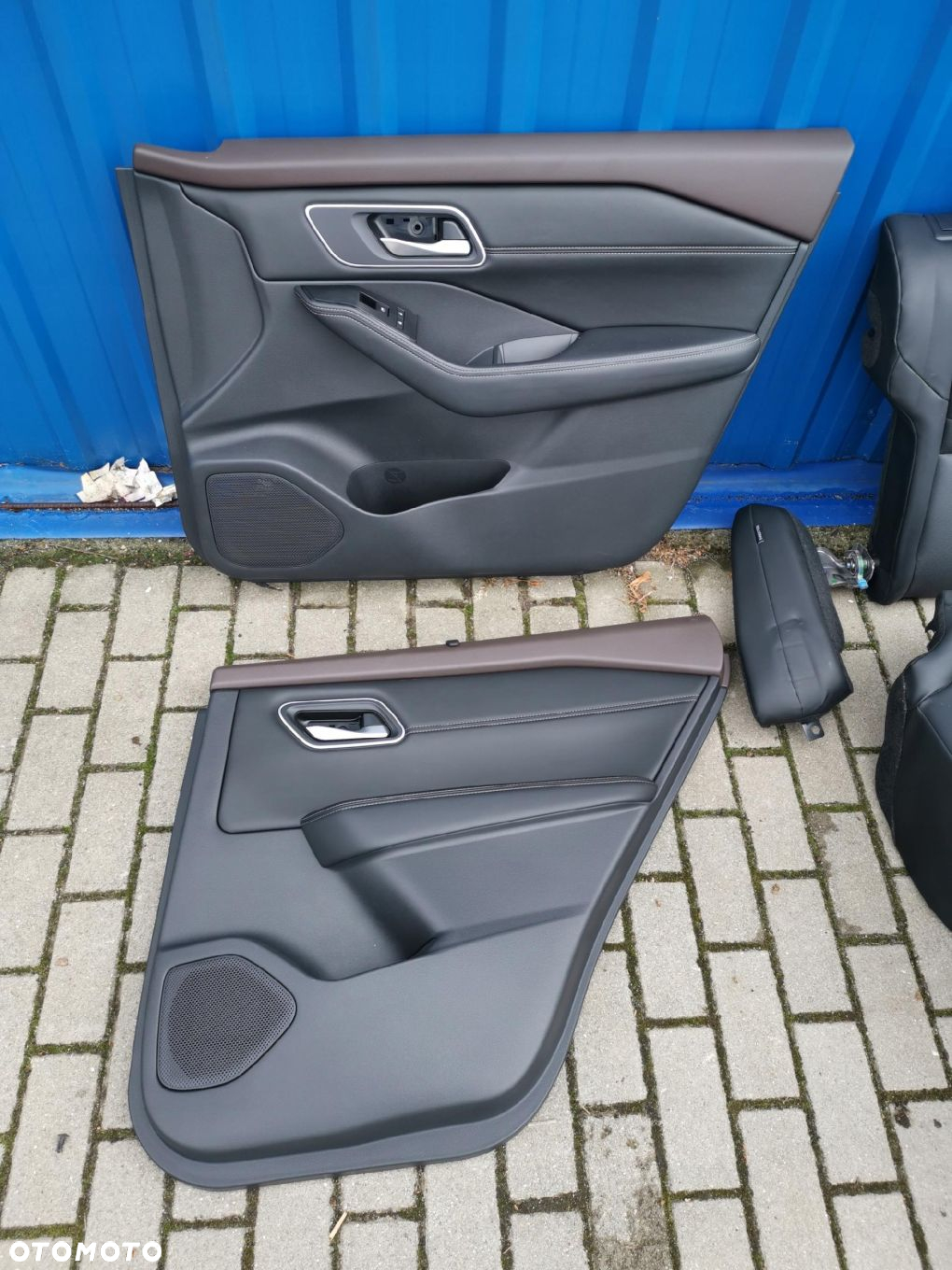 NISSAN ROGUE X-TRAIL T33 FOTELE KANAPA BOCZKI KOMPLET SKORA - 7