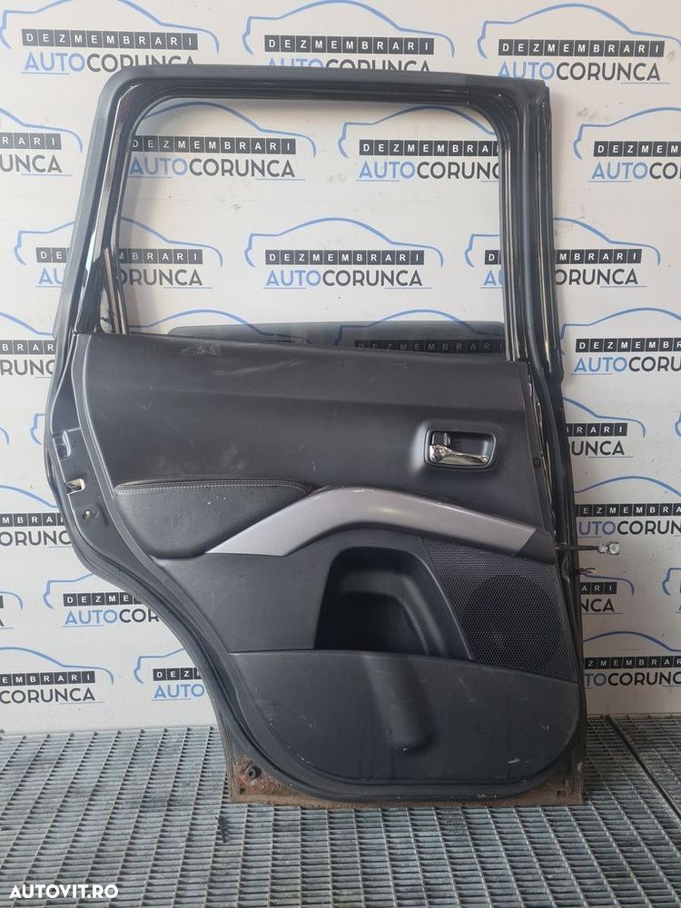 Usa Stanga Spate Mitsubishi Outlander 2007 - 2012 SUV 4 Usi NEGRU X42 (931) CU RUGINA - 4