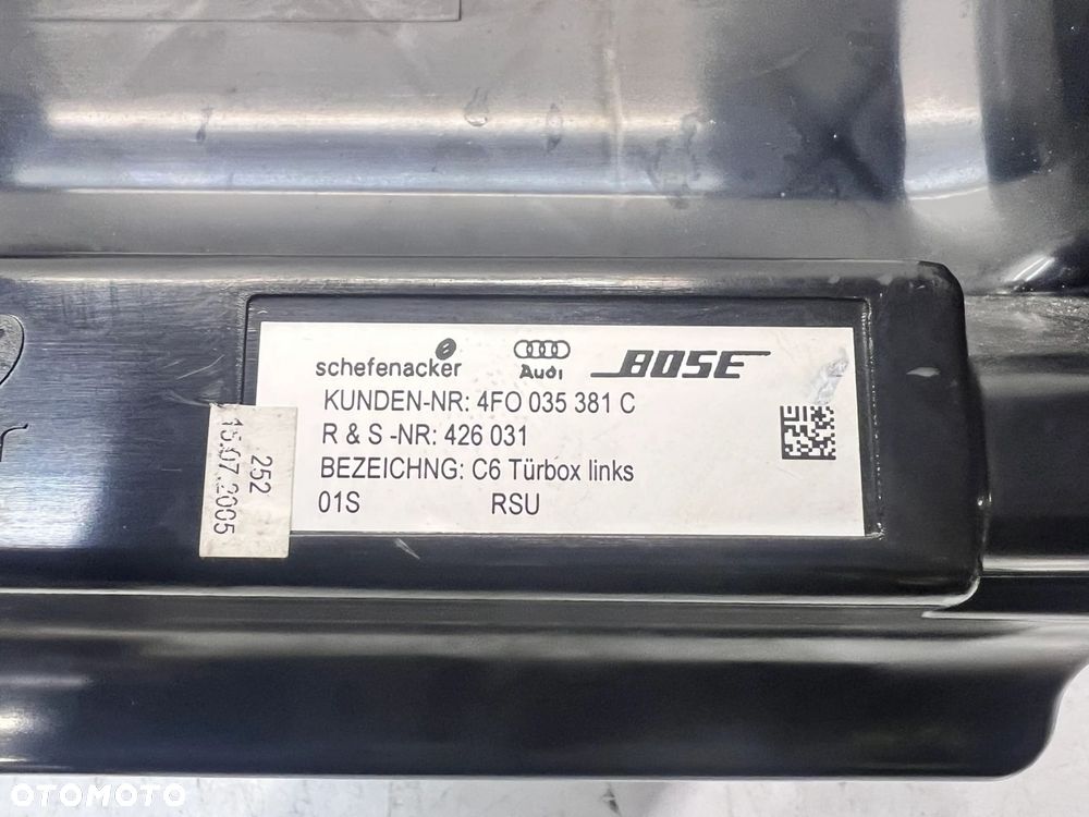 GŁOŚNIK TUBA DRZWI LEWY PRZÓD AUDI A6 C6 4F0035381C - 11