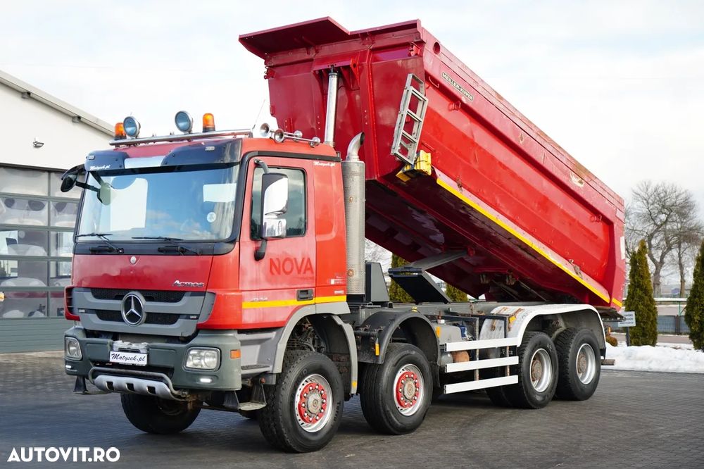 Mercedes-Benz ACTROS 4144 / 8x8 / BASCULATOR SPATE / MEILLER KIPPER / EURO 5 - 2