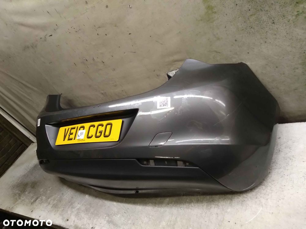 / ZDERZAK TYŁ TYLNY OPEL ASTRA J 4 IV Z177 SZARY GRAFITOWY HB - 3