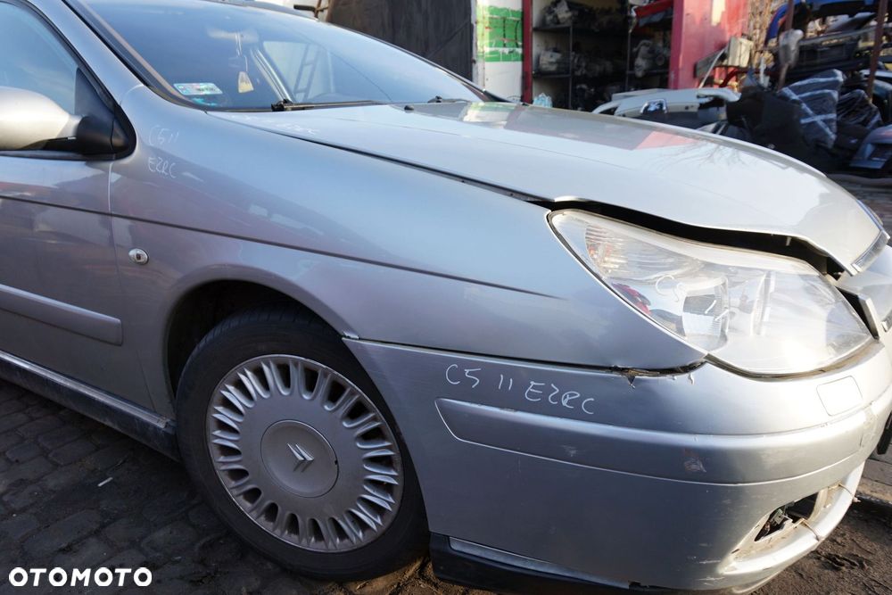 MASKA ZDERZAK BŁOTNIKI LAMPY C5 II LIFT EZRC  CITROEN 2004-2007 SREBRNY PRZÓD KOMPLETNY - 12