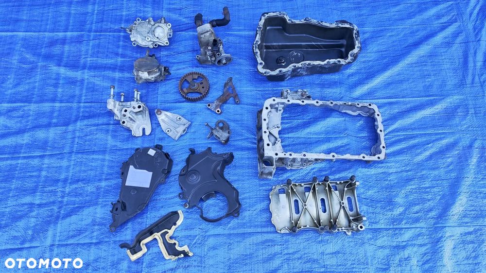 OSPRZĘT SILNIKA MISA MISKA OLEJU OLEJOWA VACUM WAKUM POMPA PODSTAWA FILTRA OLEJU ŁAPA SILNIKA KOŁO ROZRZĄDU OSŁONA ROZRZĄDU PEUGEOT BOXER CITROEN JUMPER FIAT DUCATO III 3 2.0 BLUE HDI BLUEHDI 130KM - 1