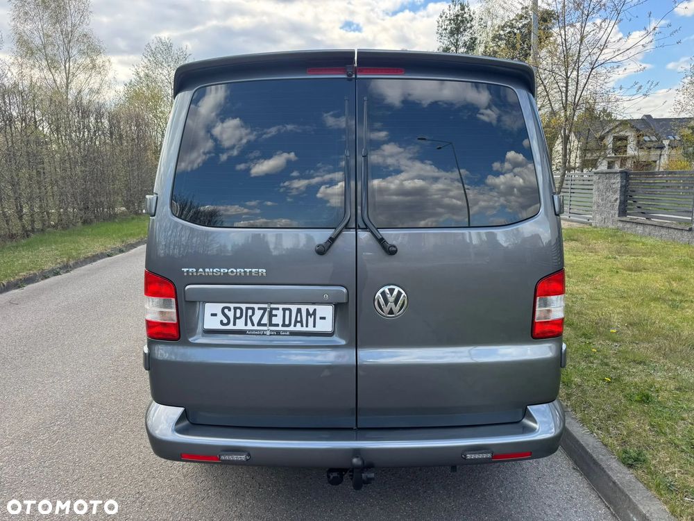 Volkswagen TRANSPORTER T5 L2H1 LIFT DŁUGI Klima Tempomat Navi Kamera Skóry Dubel Kabina 6os Brygadówka - 6