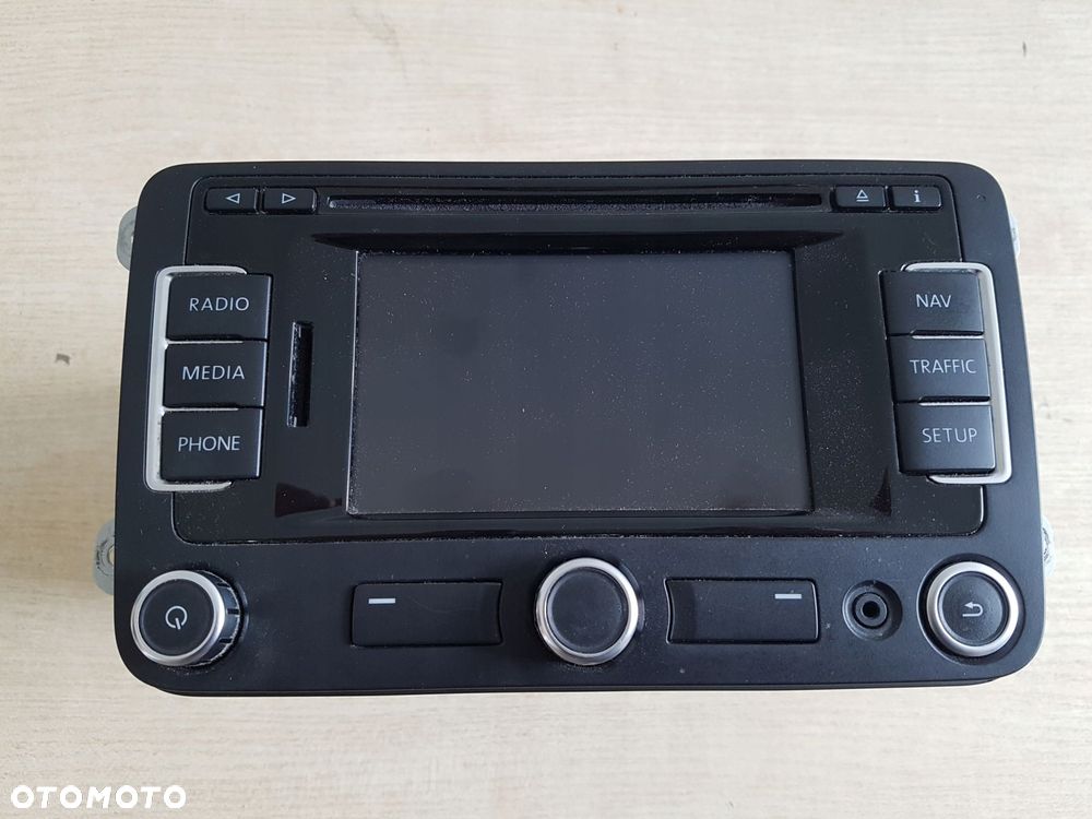 vw caddy 15^ passat touran vag radio navigacja cd bluetooth 3c0035279b - 1