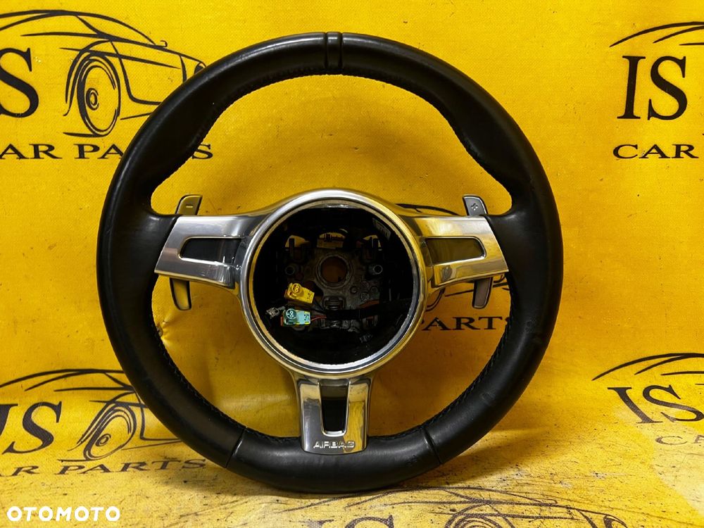 KIEROWNICA SKÓRZANA ZMIANA BIEGÓW PORSCHE CAYENNE 7P5 TURBO S SPORT CHRONO - 1