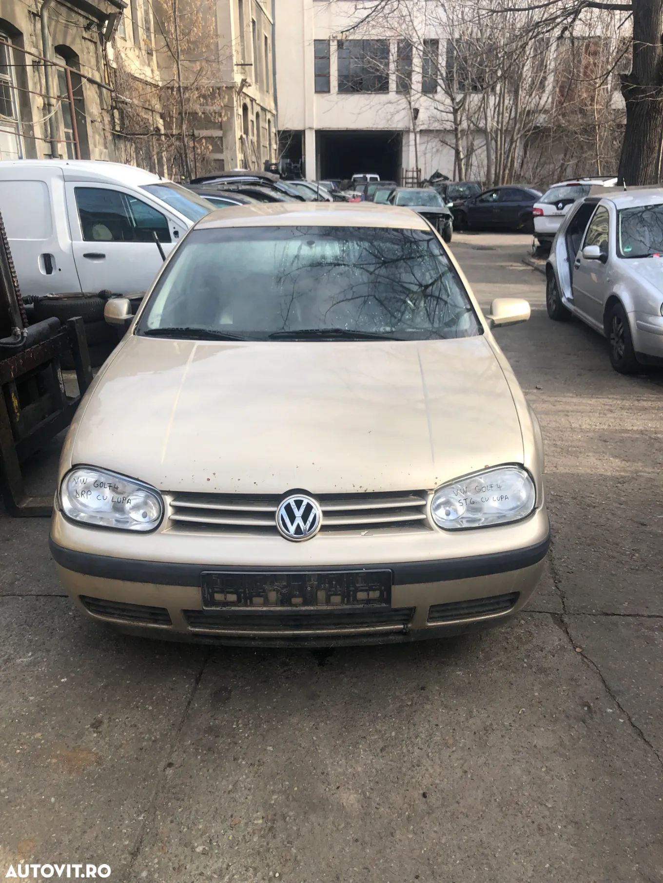 Far stanga/Far dreapta fata VW Volkswagen Golf 4 cu lupa - 1