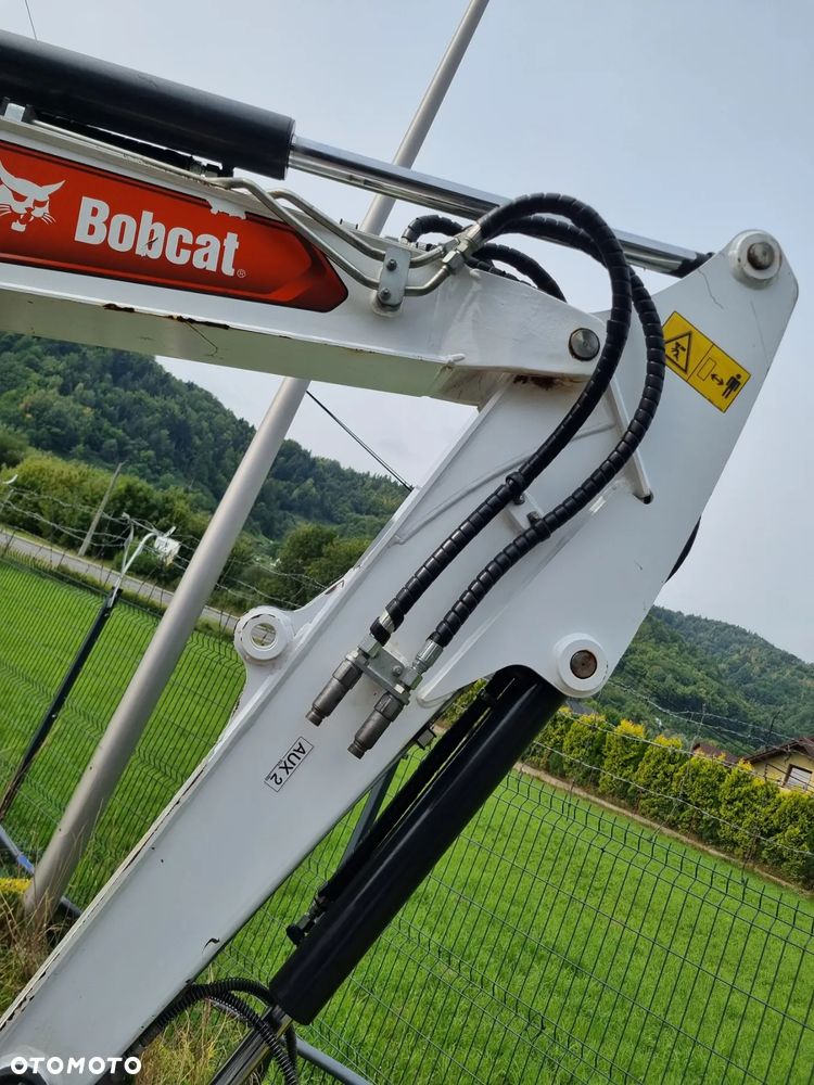 Bobcat E50Z Koparka 5 ton Jak Nowa 2022rok z norwegii 1300mtg Klimatyzacja. uwaga (mały defekt) błąd komunikacji. Silnik perfekt okazyjna cena - 9