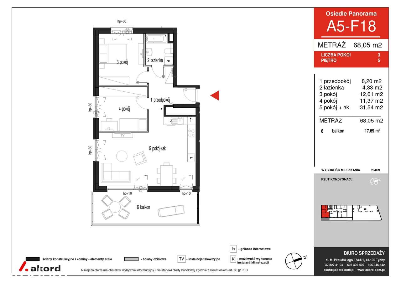 Idealny układ 3 pokoje z balkonem 17 m2, komórka w cenie