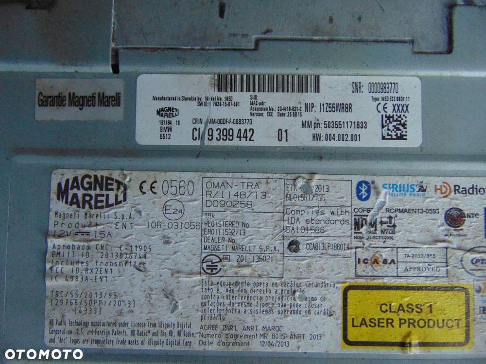 Radio CD nawigacja BMW F01 F10 F20 F30 - 2