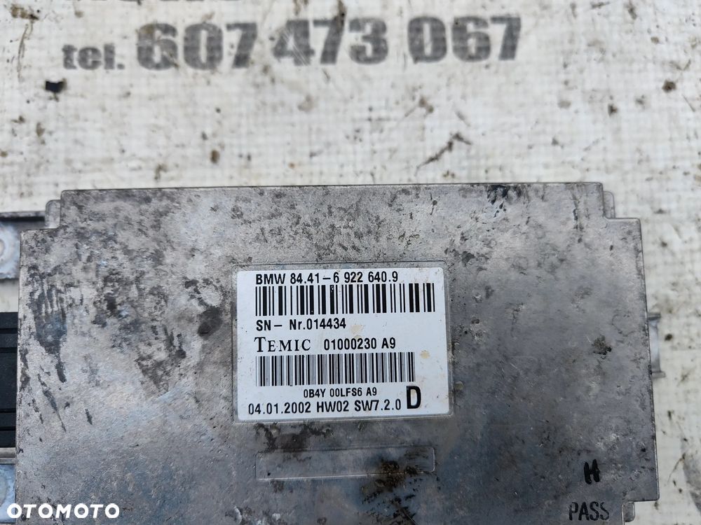 BMW E65 E66 Moduł sterownia głosem 6922640 - 2