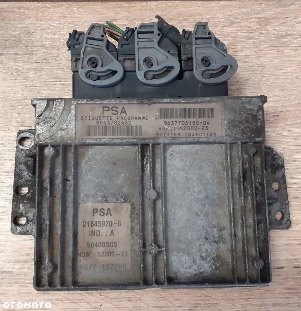 Sterownik silnika Ecu KOMPUTER PEUGEOT 206 1.4i - 1