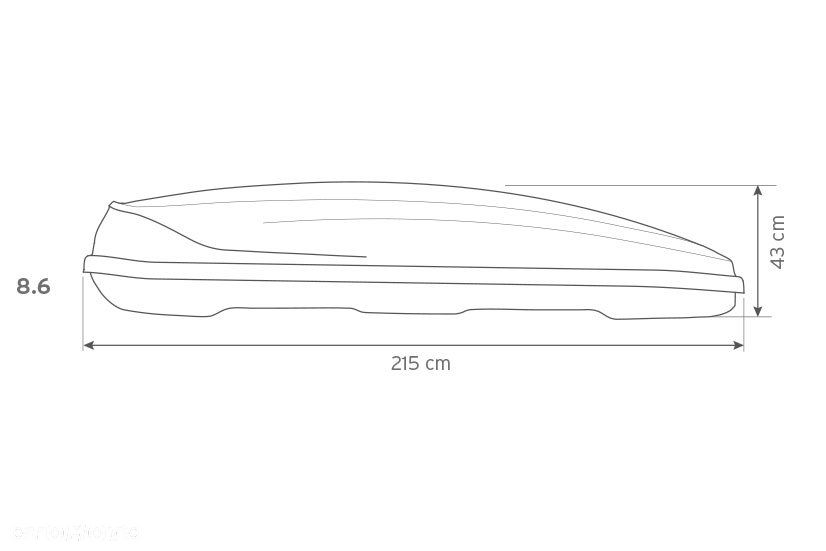 Inter Pack Traxer 8.6 Antracyt Box dachowy - 10