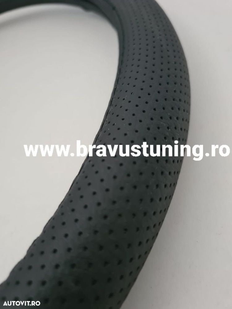 Husa Volan Piele Ecologica perforata - 2