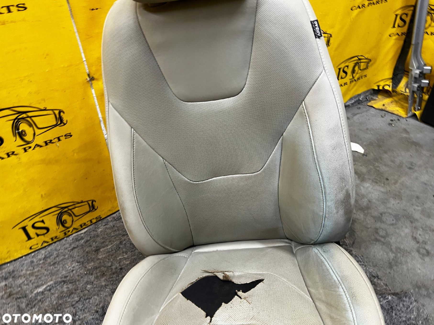 FOTEL LEWY PRZÓD SKÓRA WENTYLACJA ELEKTRYKA AIRBAG FORD FUSION USA 2017R - 3