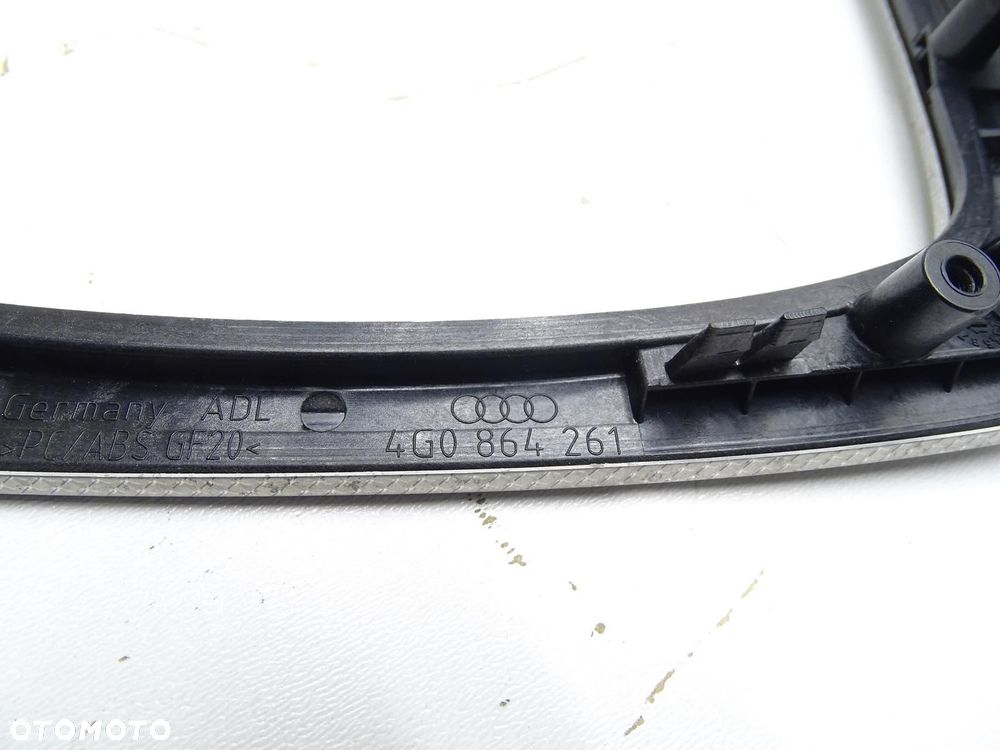 LISTWA DEKOR DRZWI PRZÓD TYŁ POPIELNICZKA KOMPLET 4G0864261 AUDI A6 C7 4G - 8