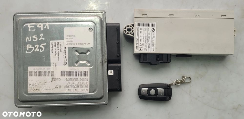 ZESTAW STARTOWY N52B25 N52 2.5B BMW E91 7555361 - 1