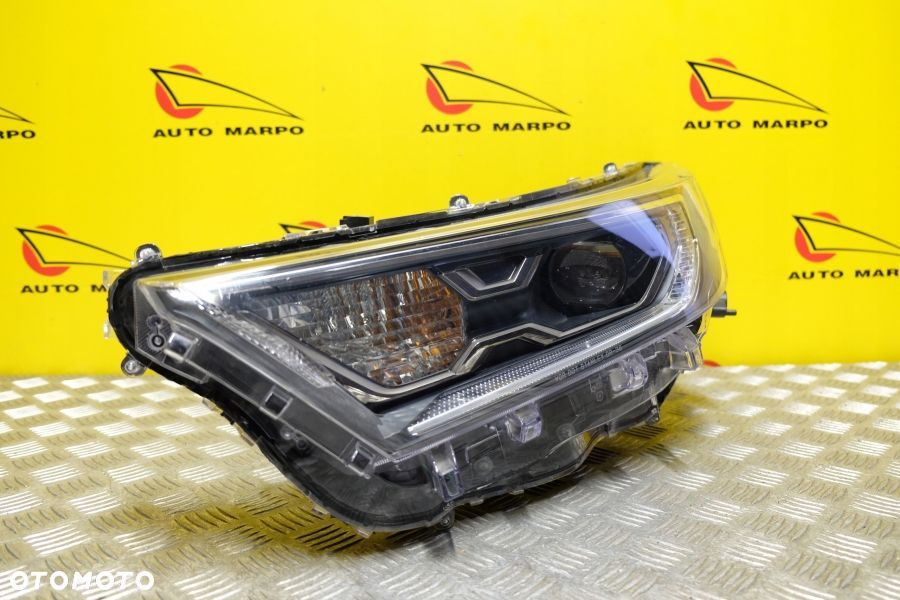 TOYOTA RAV4 2019- REFLEKTOR LAMPA PRZÓD FULL LED CIEMNY CHROM SKRĘTNA L USA - 3