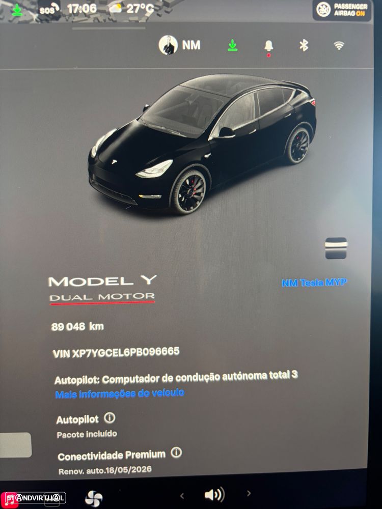 Tesla Model Y Performance Tração Integral - 22