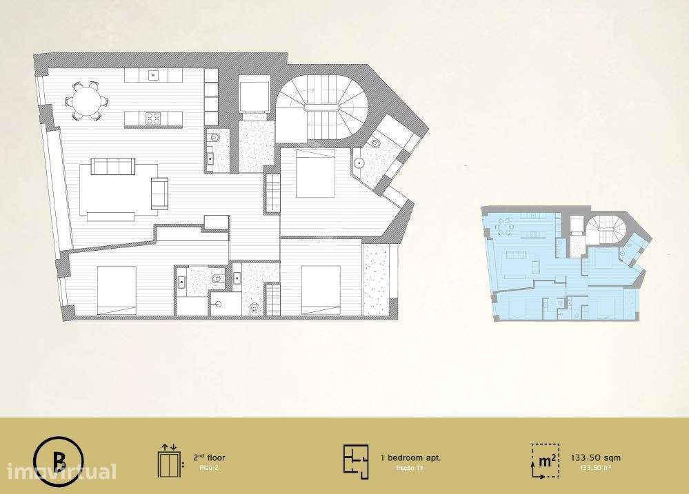 APARTAMENTO T3 - Grande imagem: 5/17