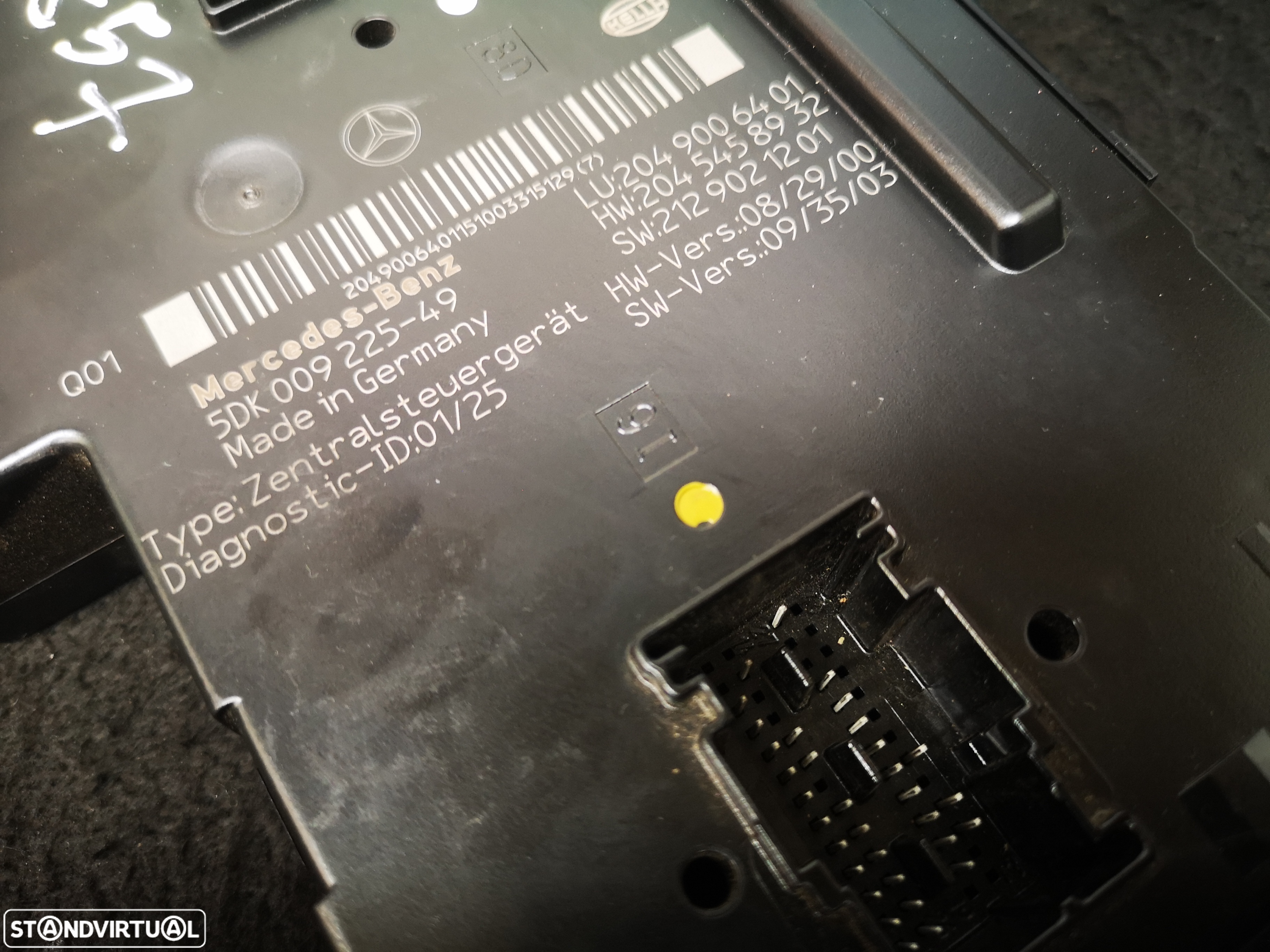 Caixa de FUSIVEIS SAM Mercedes w204 class C 2011-2014 - 3