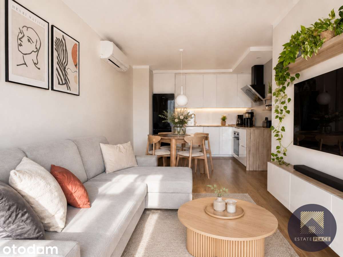 Nowe 2-pok. 30 m² z klimatyzacją -metro 5min
