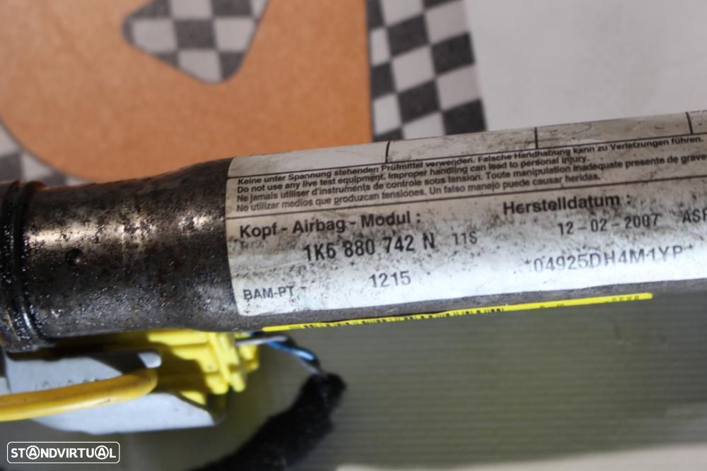 Airbags De Cortina Volkswagen Golf V (1K1)  1K6880741n / 1K6880742n - 8