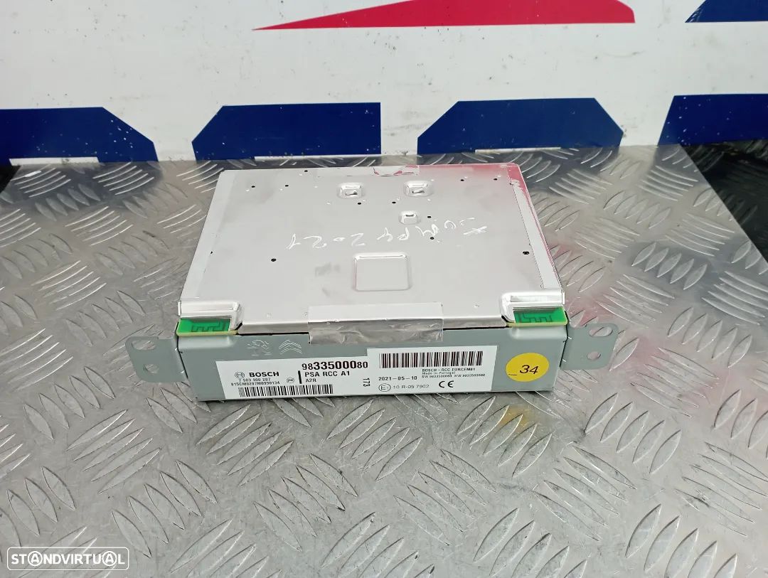 Radio Citroen Jumpy / Berlingo / Peugeot Partner / Jumpy 2021 Ref. 9833500080 - 1
